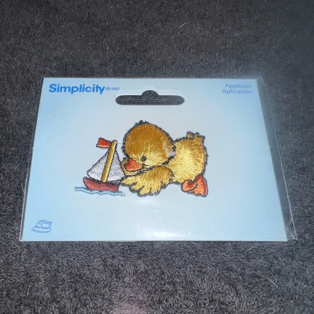 Simplicity Duck and Sailboat Applique - Yellow and Orange